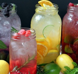 flavored water